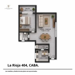 Departamento en venta en La Rioja al 400, Balvanera